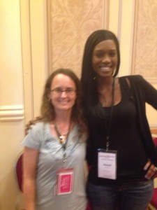 Me and Naomi of Read Like a Rock Star! So sweet!